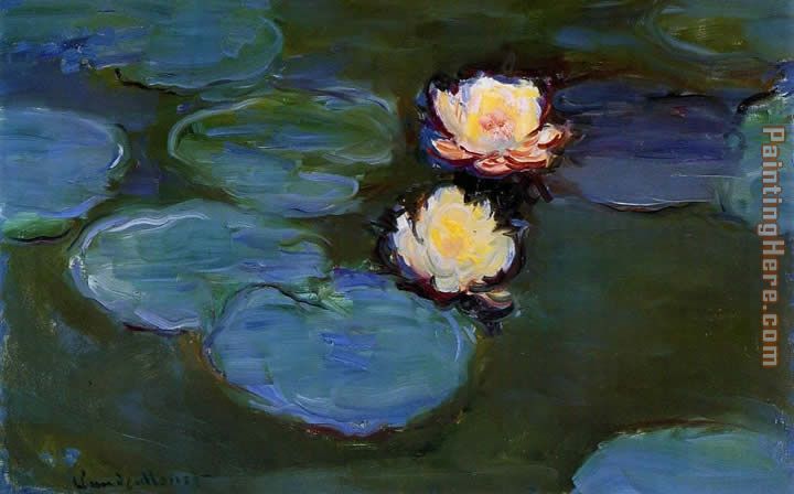 Water-Lilies 02 painting - Claude Monet Water-Lilies 02 art painting